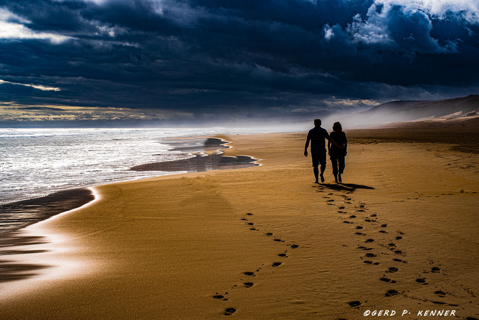 Spuren im Sand