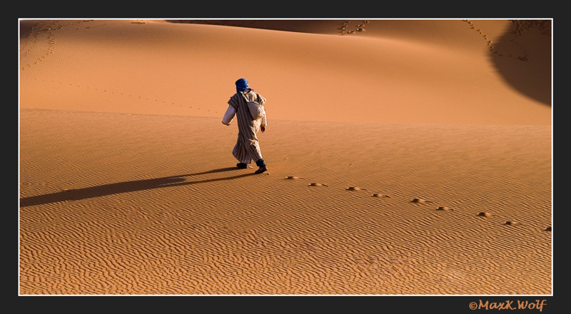 Spuren im Sand