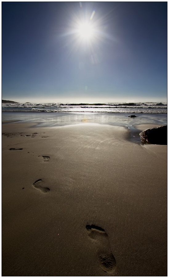 Spuren im Sand