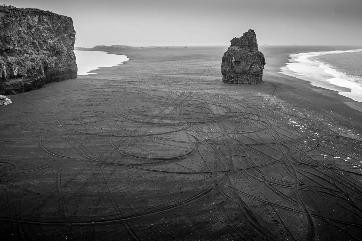 Spuren im Sand