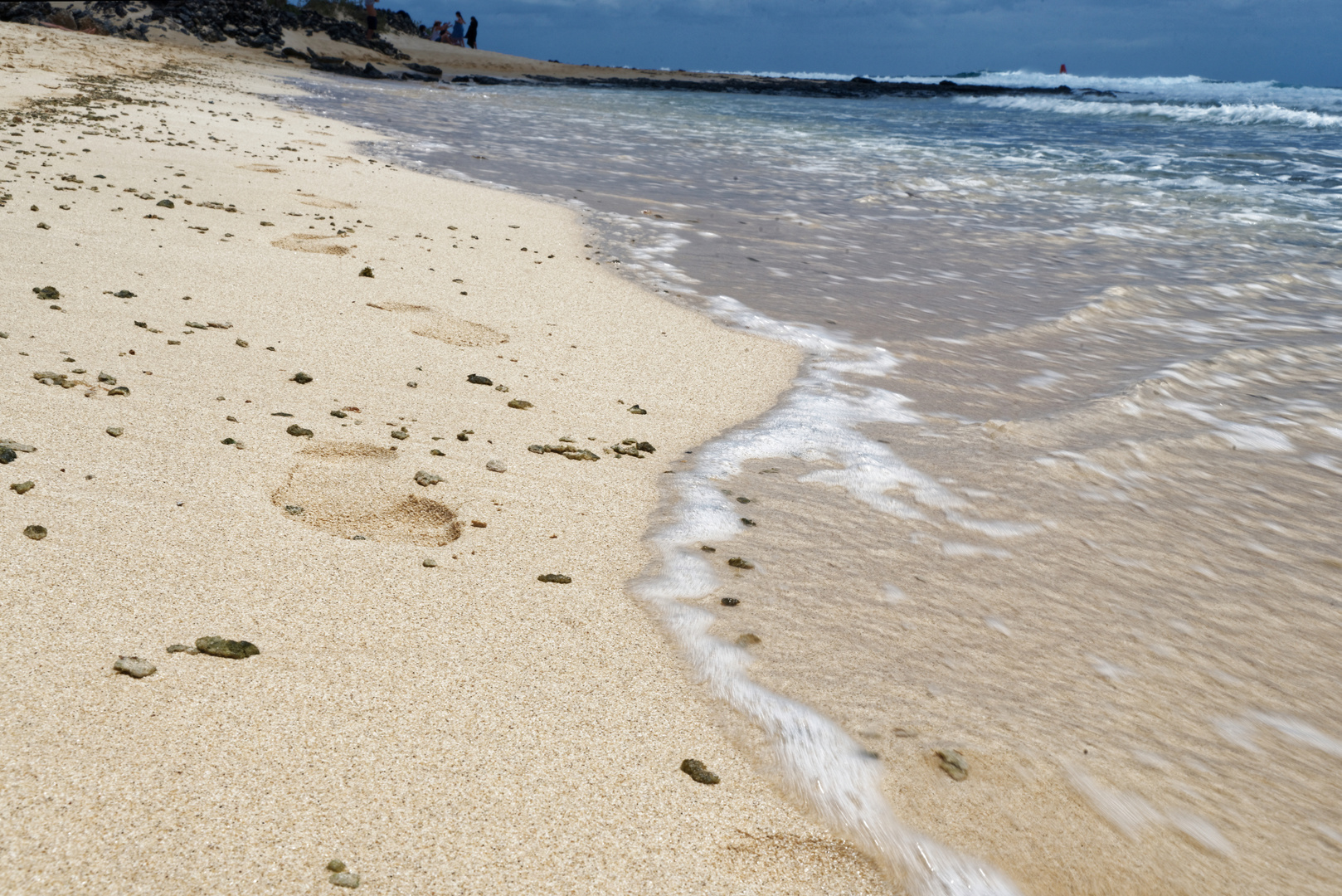 Spuren im Sand