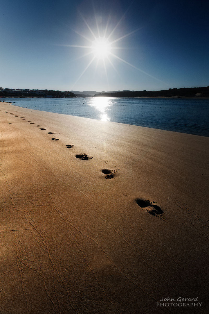 Spuren im Sand