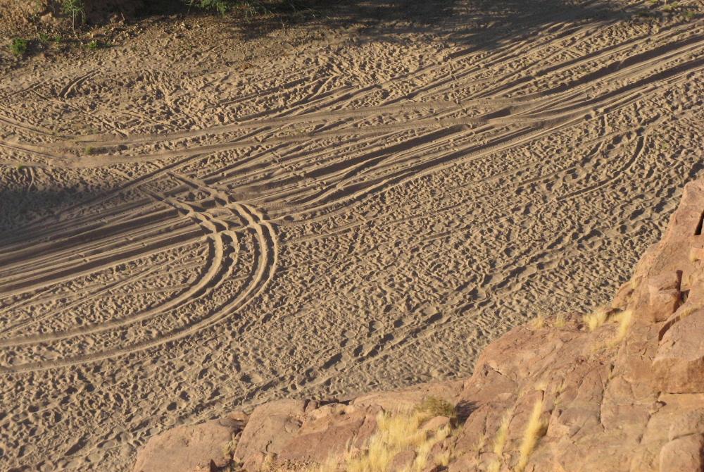 Spuren im Sand