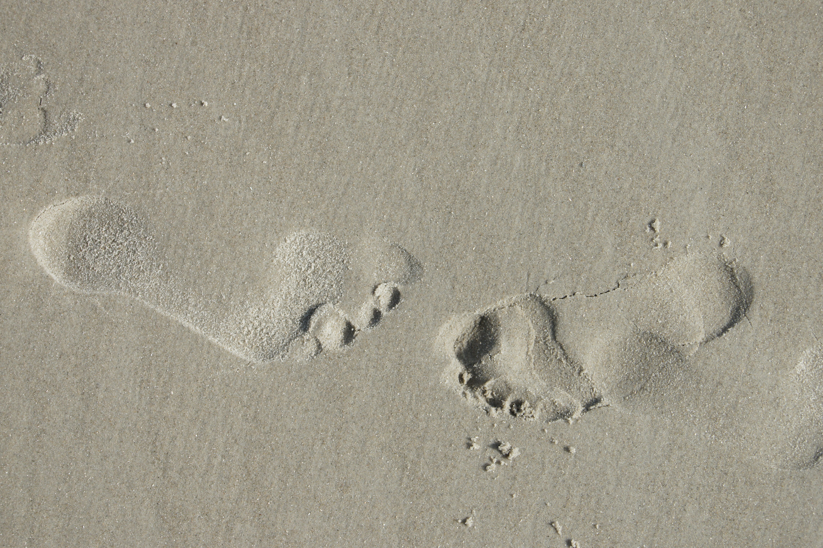 Spuren im Sand