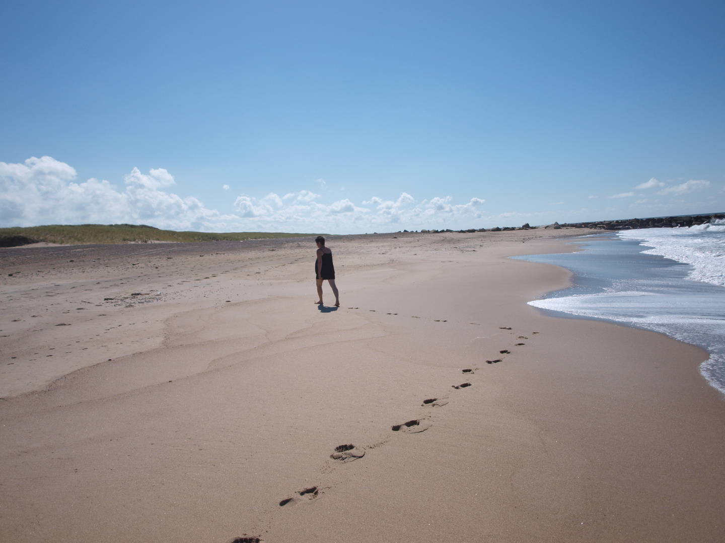 Spuren im Sand