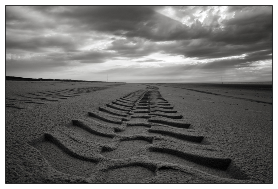 Spuren im Sand