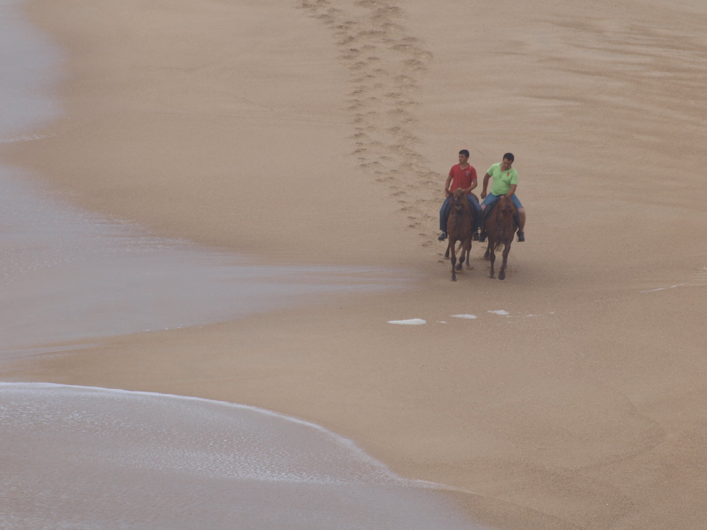 Spuren im Sand