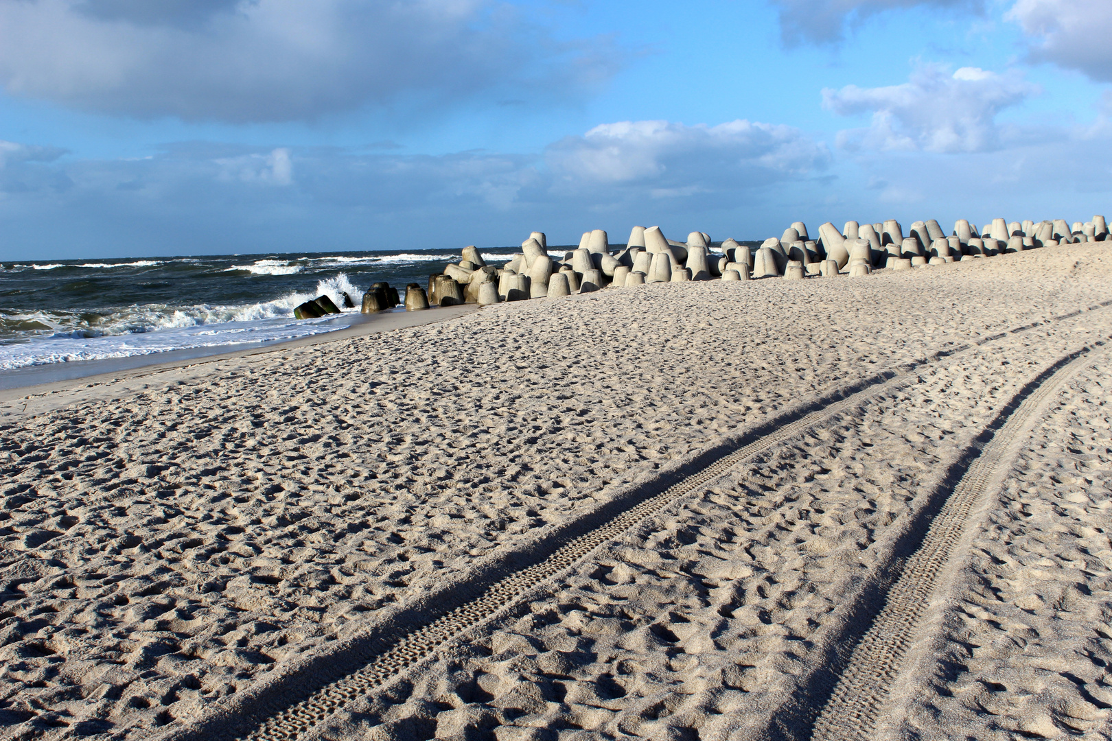 Spuren im Sand