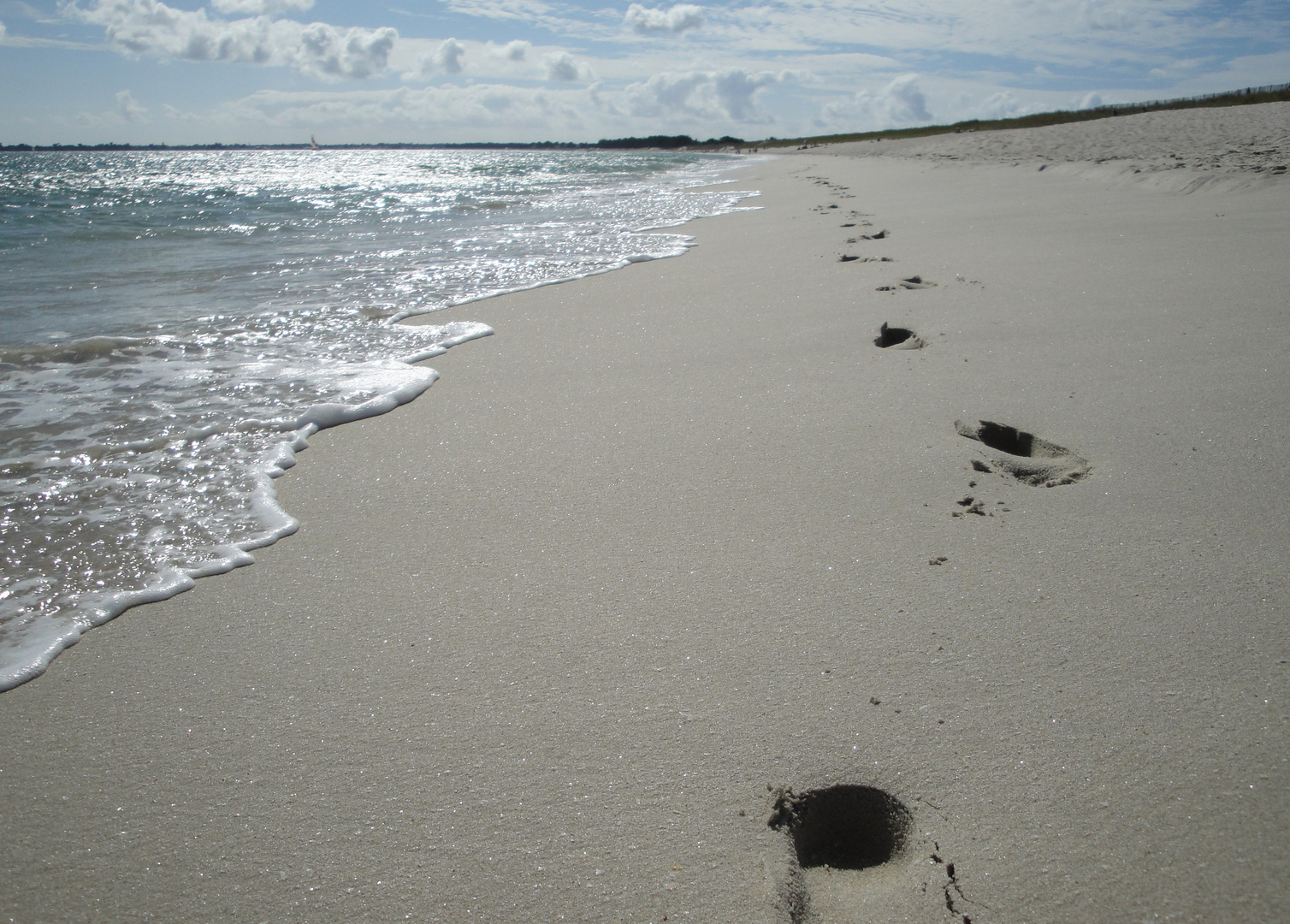 Spuren im Sand