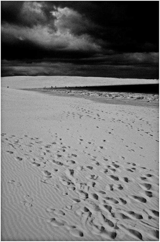 Spuren im Sand ..
