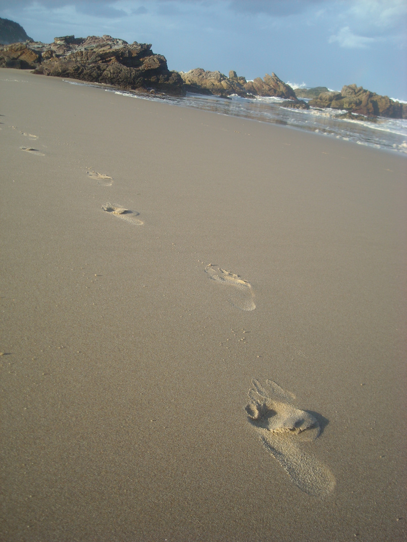 Spuren im Sand