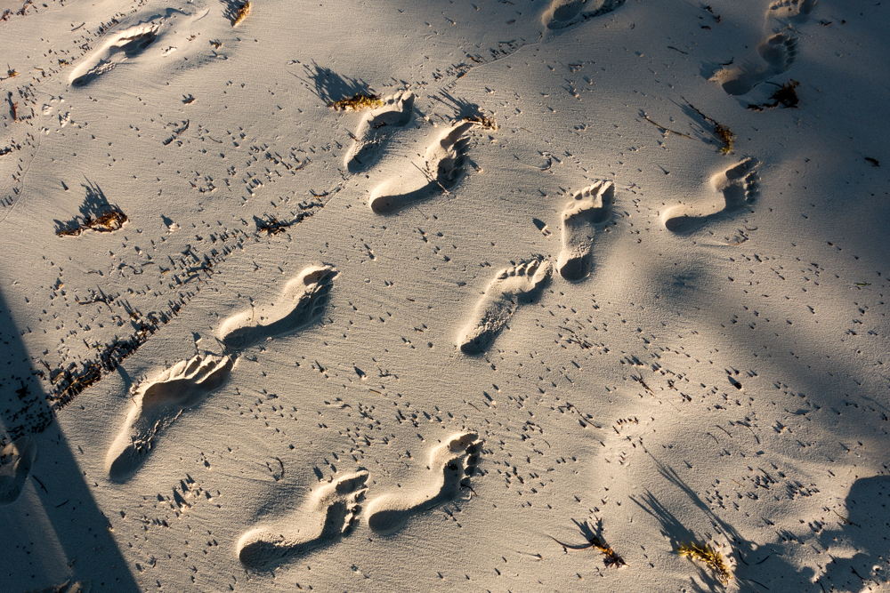 Spuren im Sand