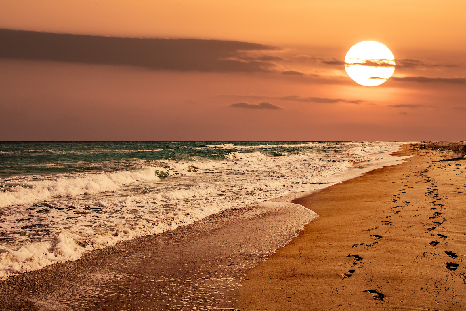 Spuren im Sand