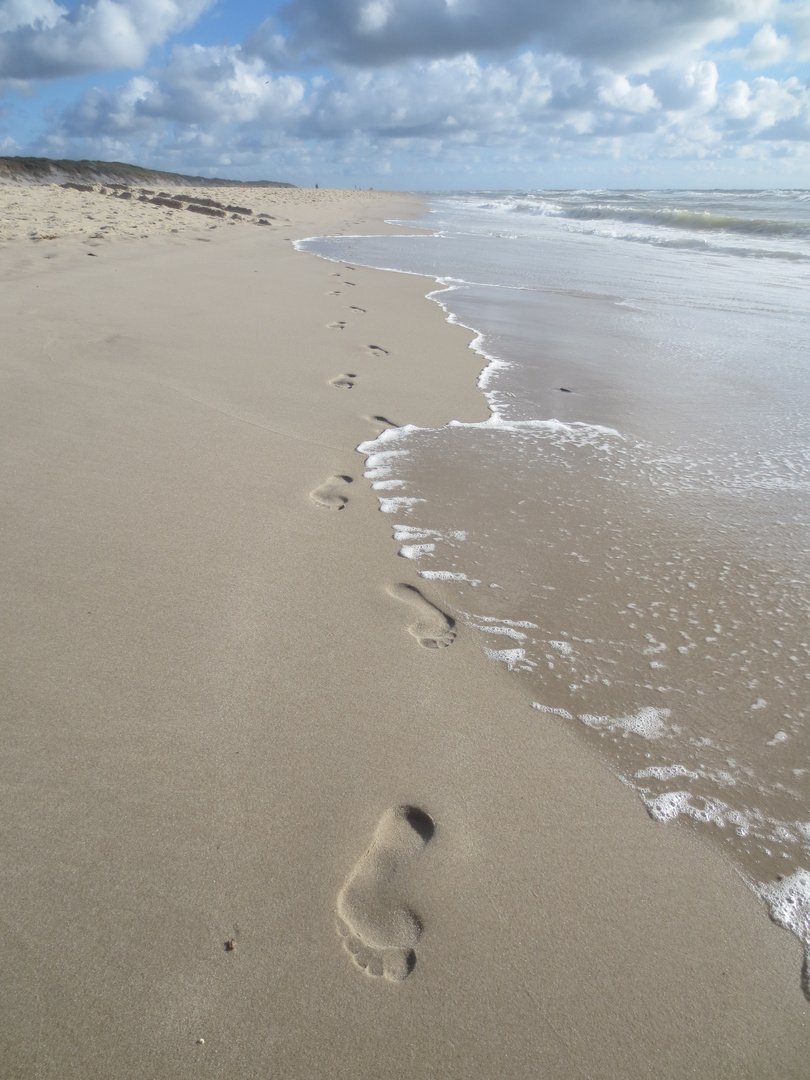 Spuren im Sand