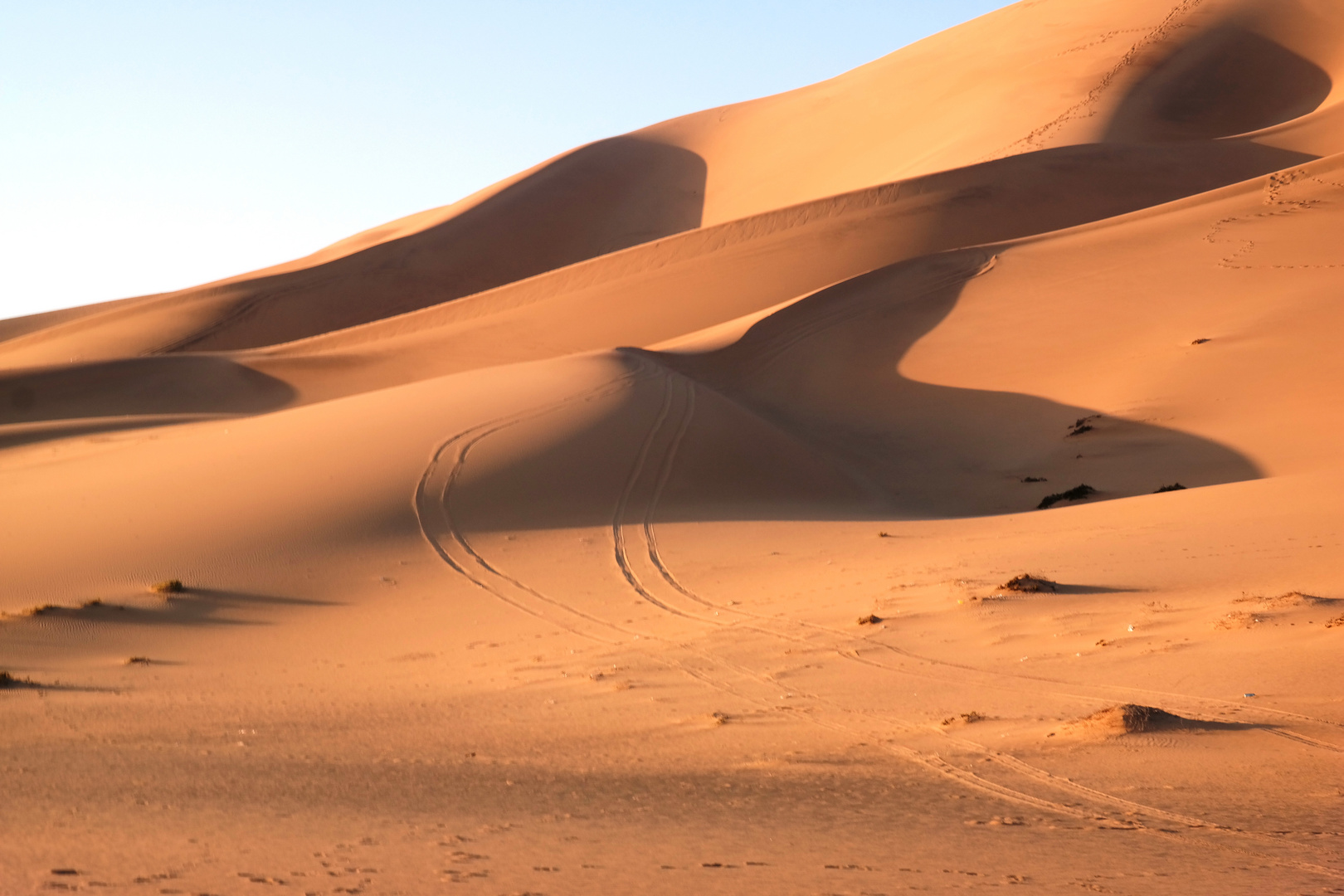 Spuren im Sand