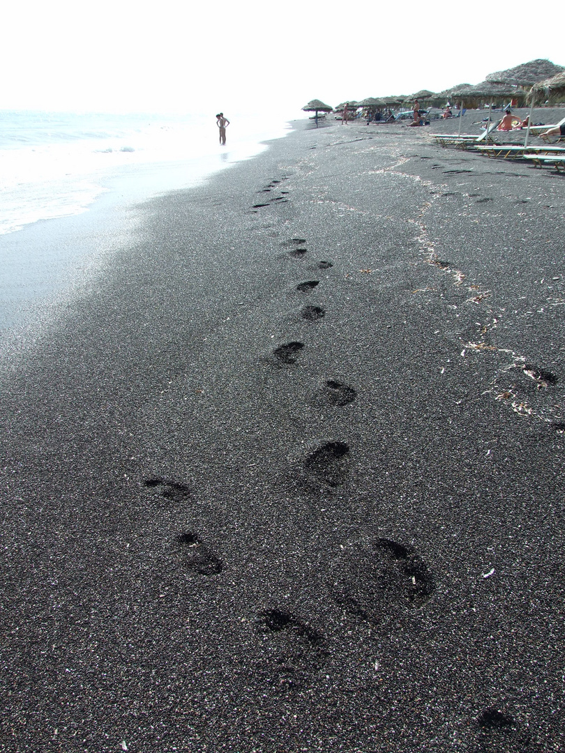 Spuren im Sand