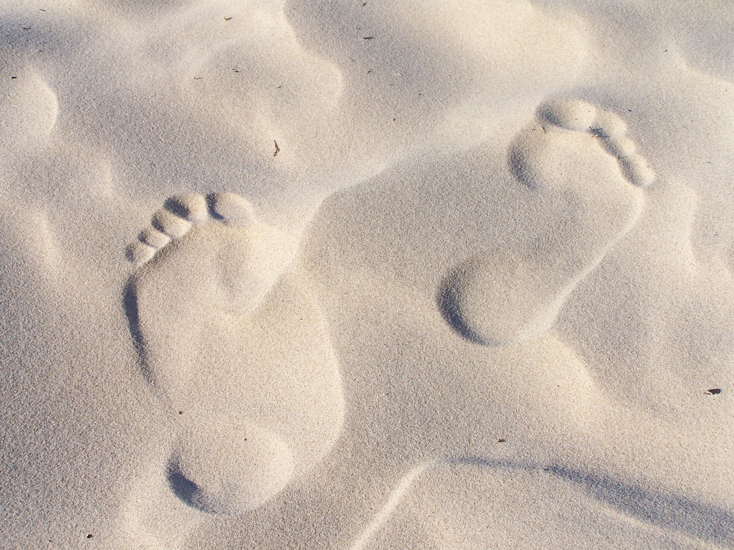 spuren im sand