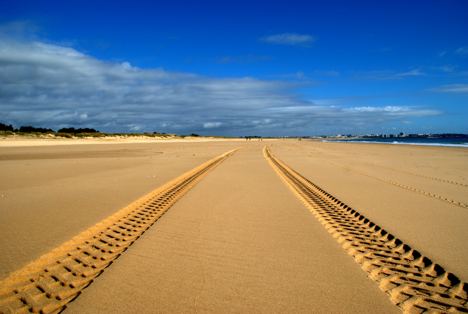 Spuren im Sand