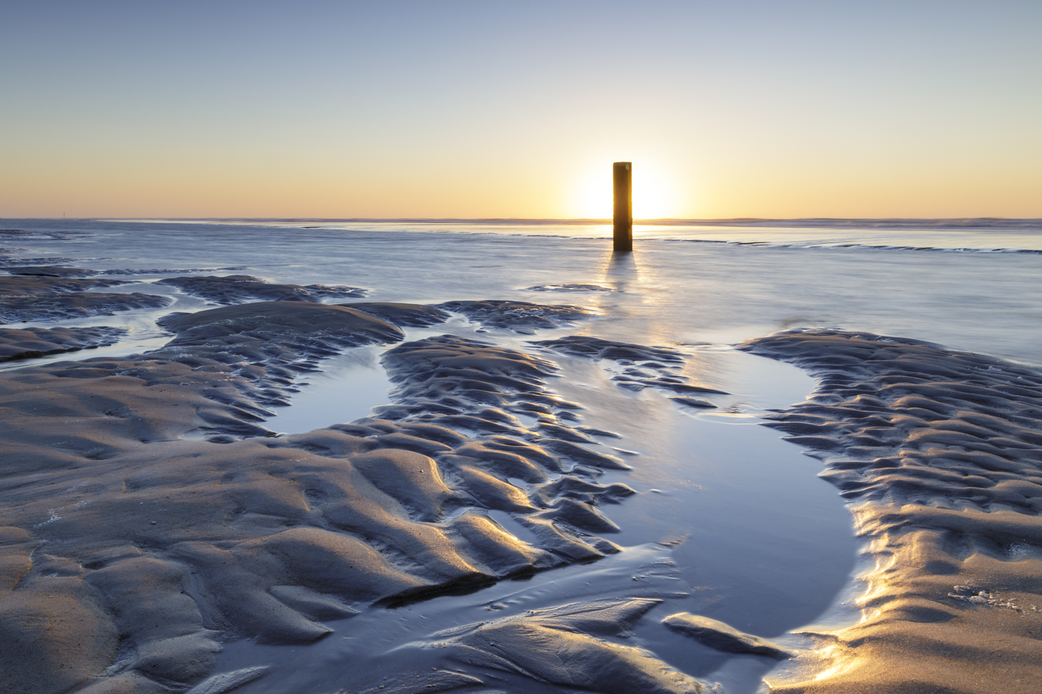 Spuren im Sand