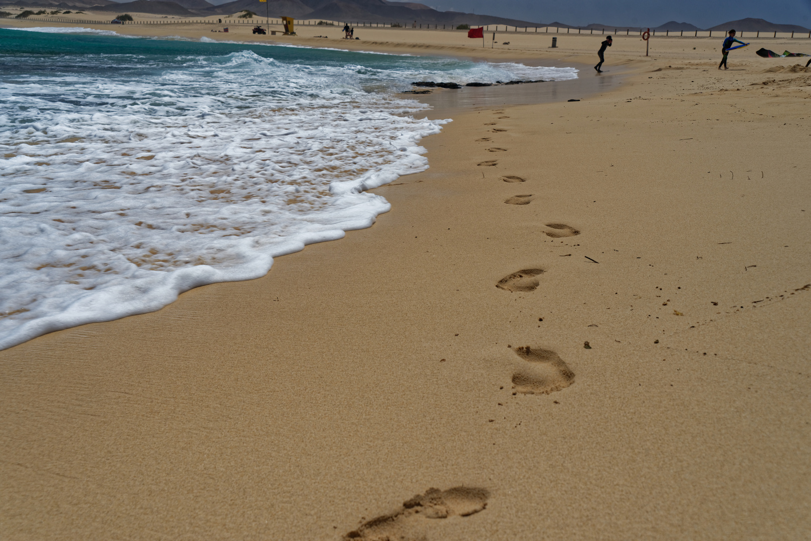 Spuren im Sand