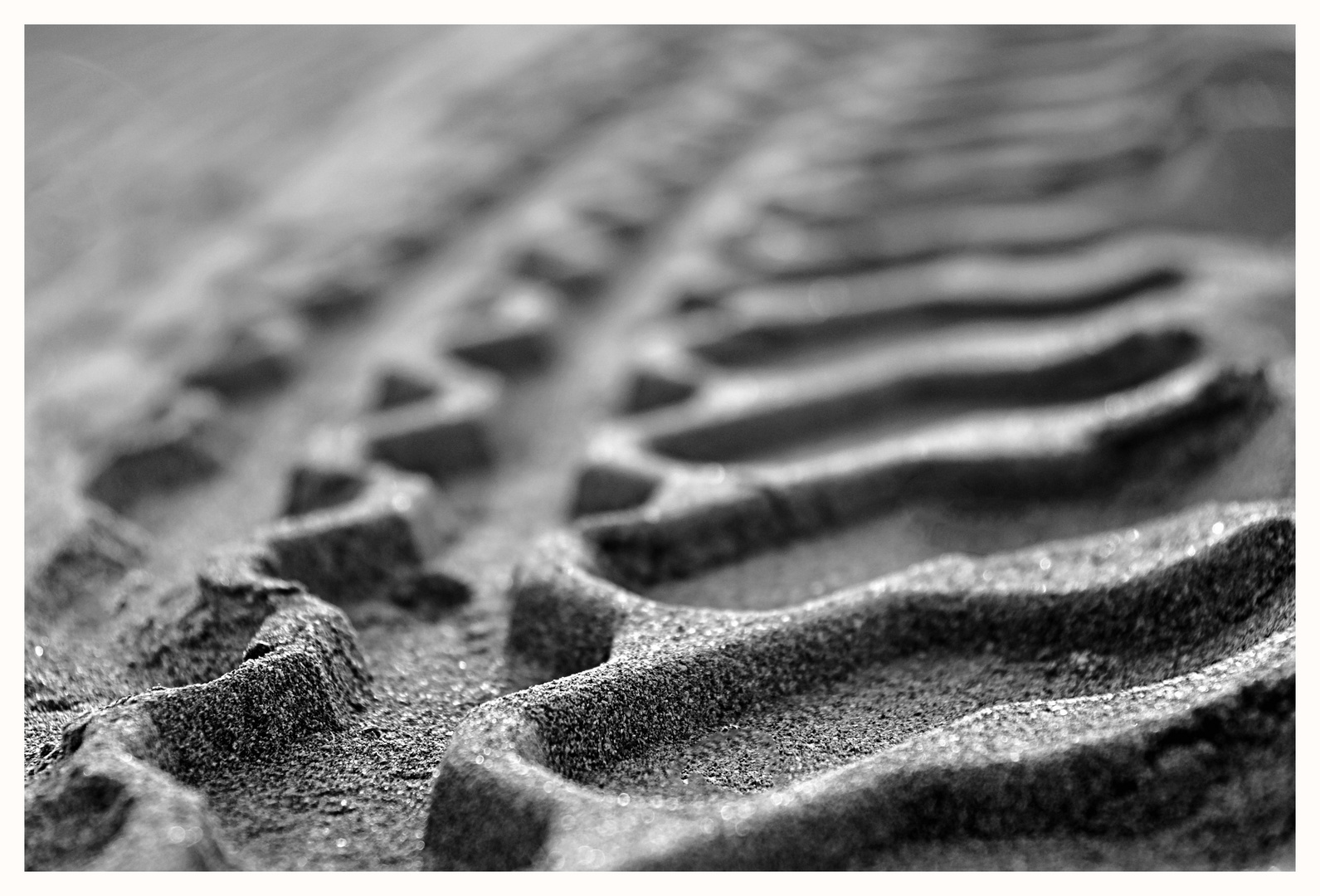 Spuren im Sand