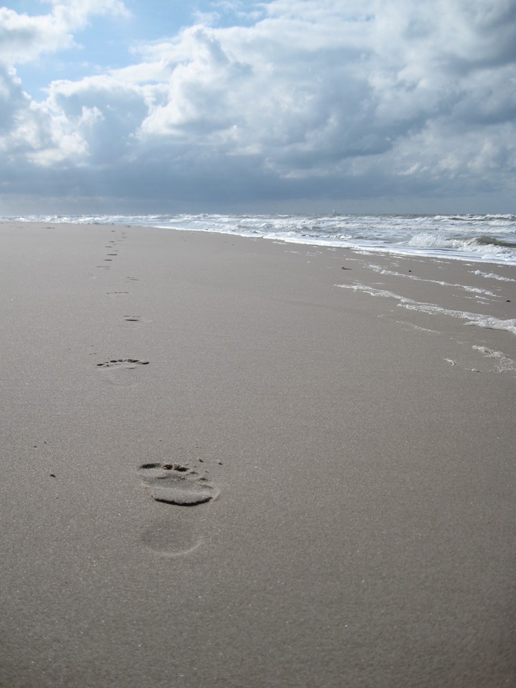 Spuren im Sand