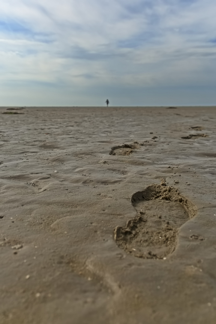 Spuren im Sand