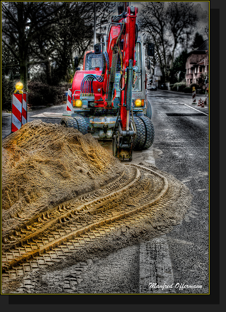 Spuren im Sand