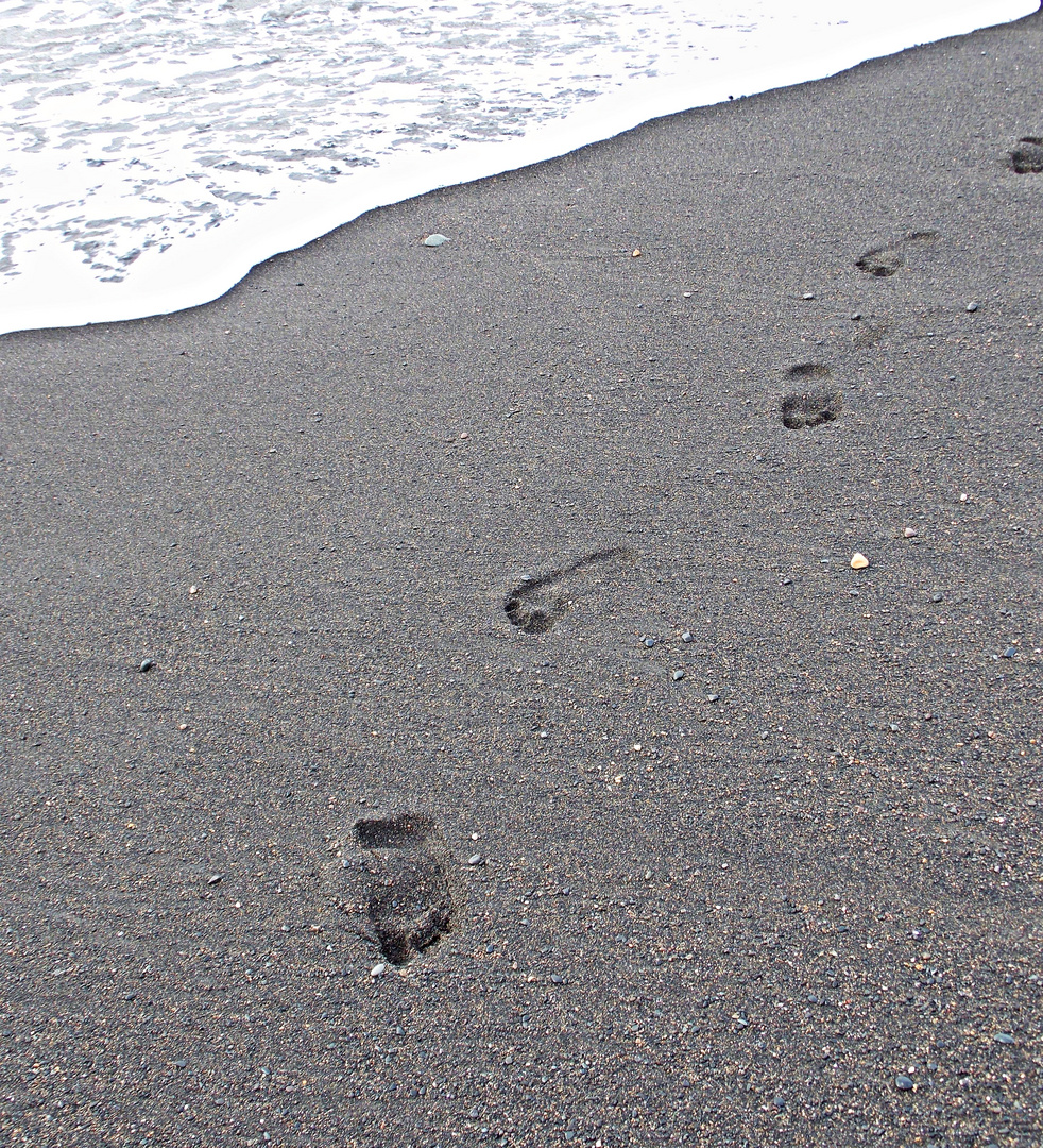 Spuren im Sand...