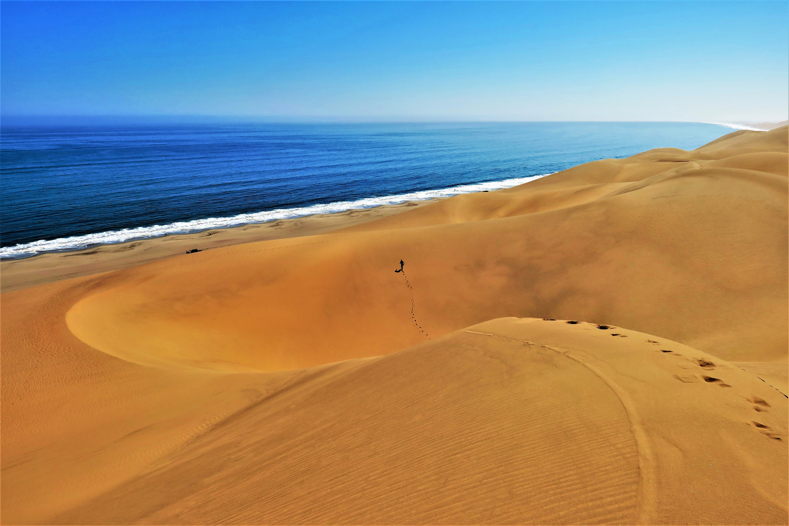 Spuren im Sand