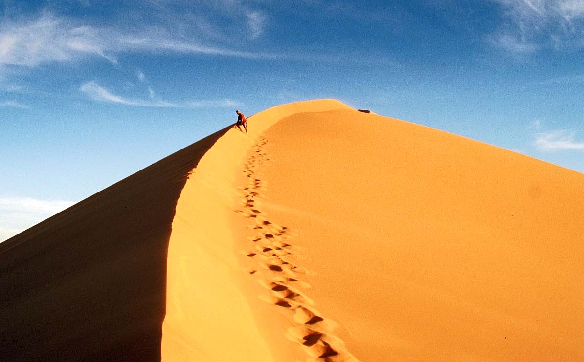 Spuren im Sand