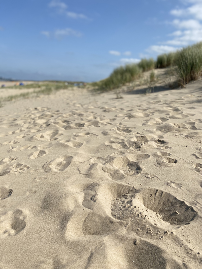 Spuren im Sand