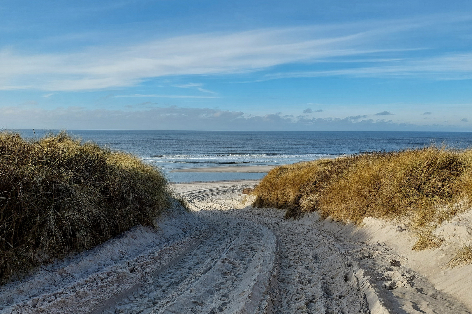 Spuren im Sand