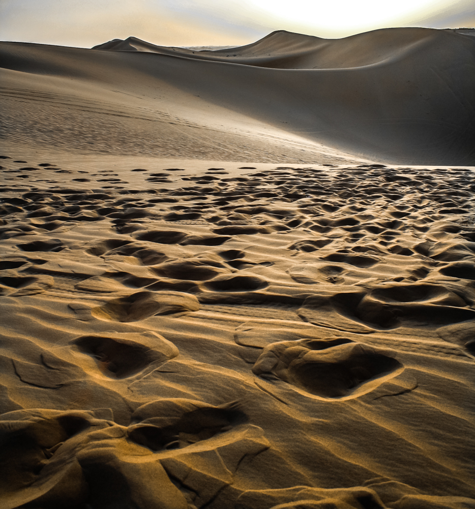 Spuren im Sand