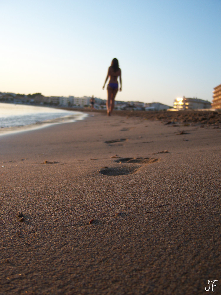 Spuren im Sand