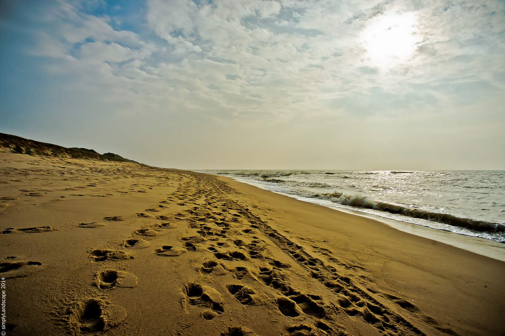 Spuren im Sand