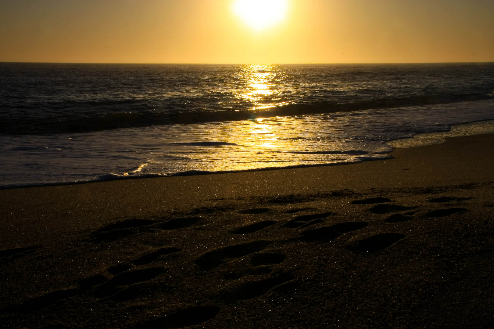 Spuren im Sand