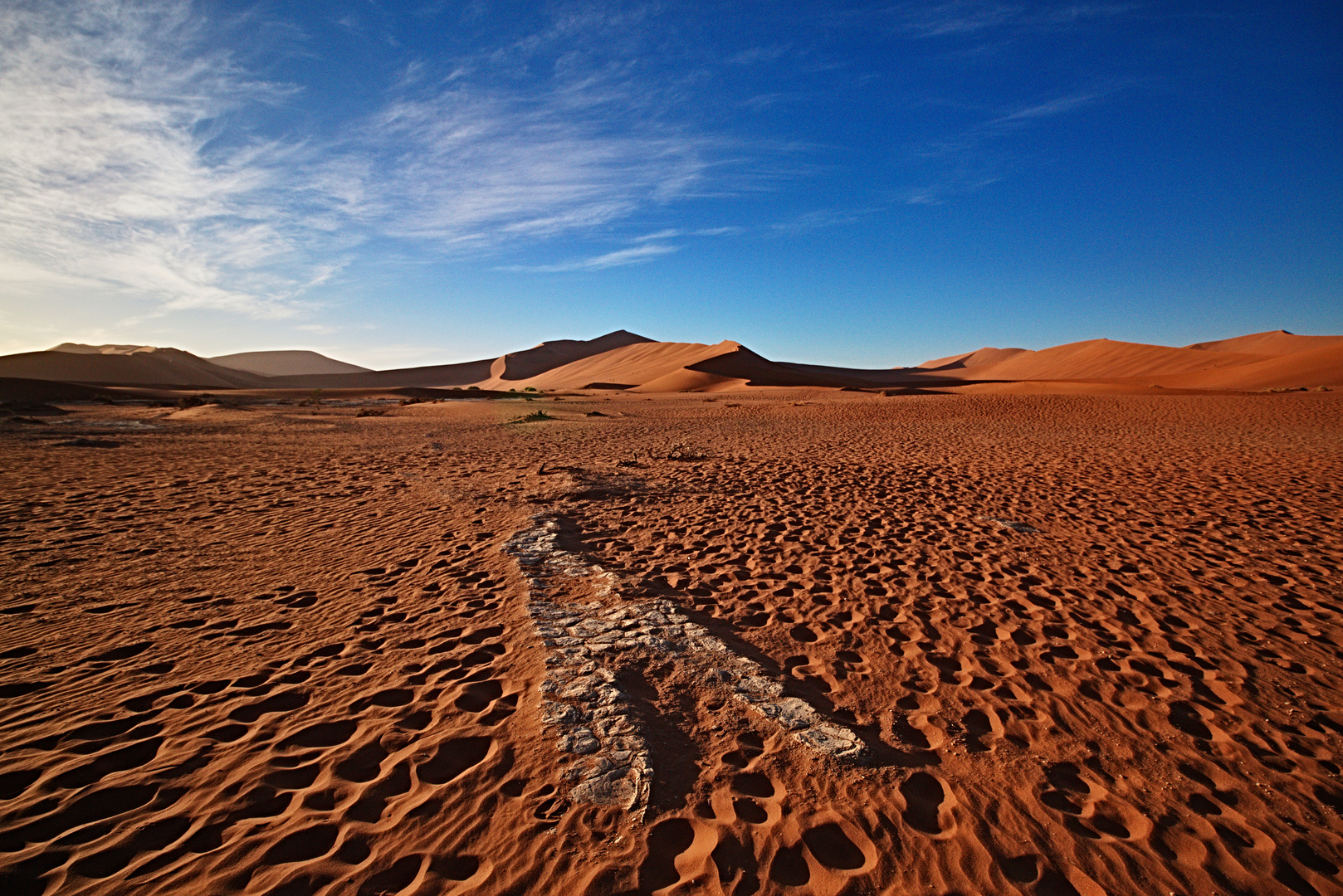 spuren im sand...