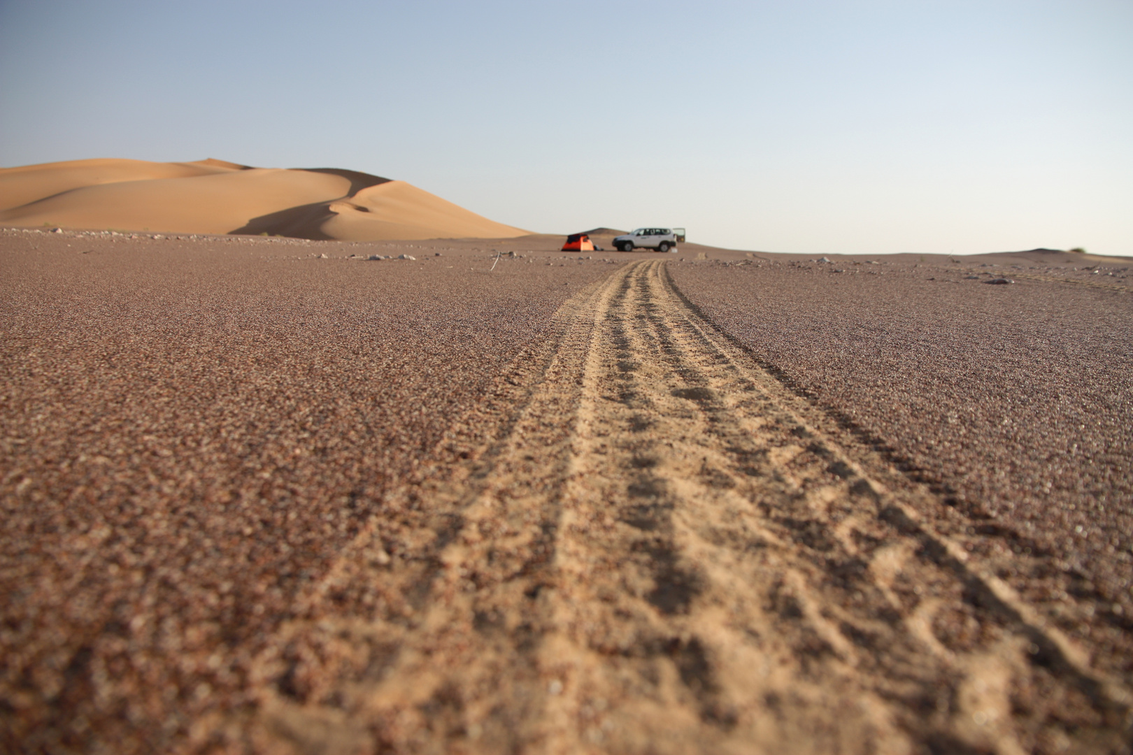 Spuren im Sand