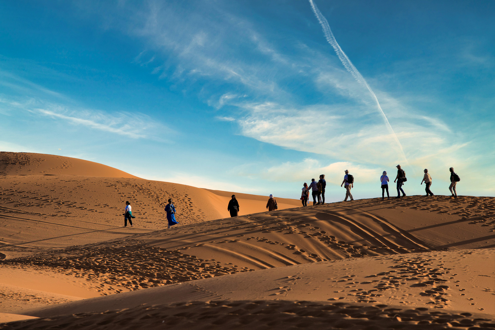 Spuren im Sand