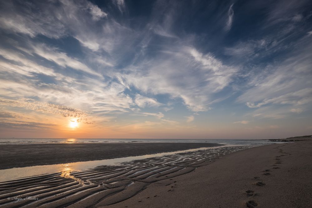 Spuren im Sand