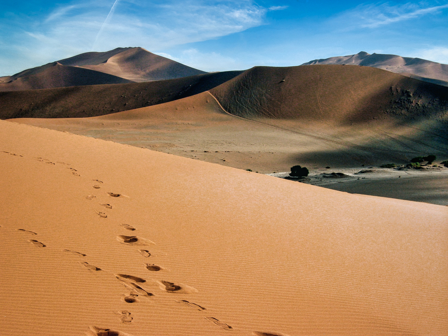 Spuren im Sand