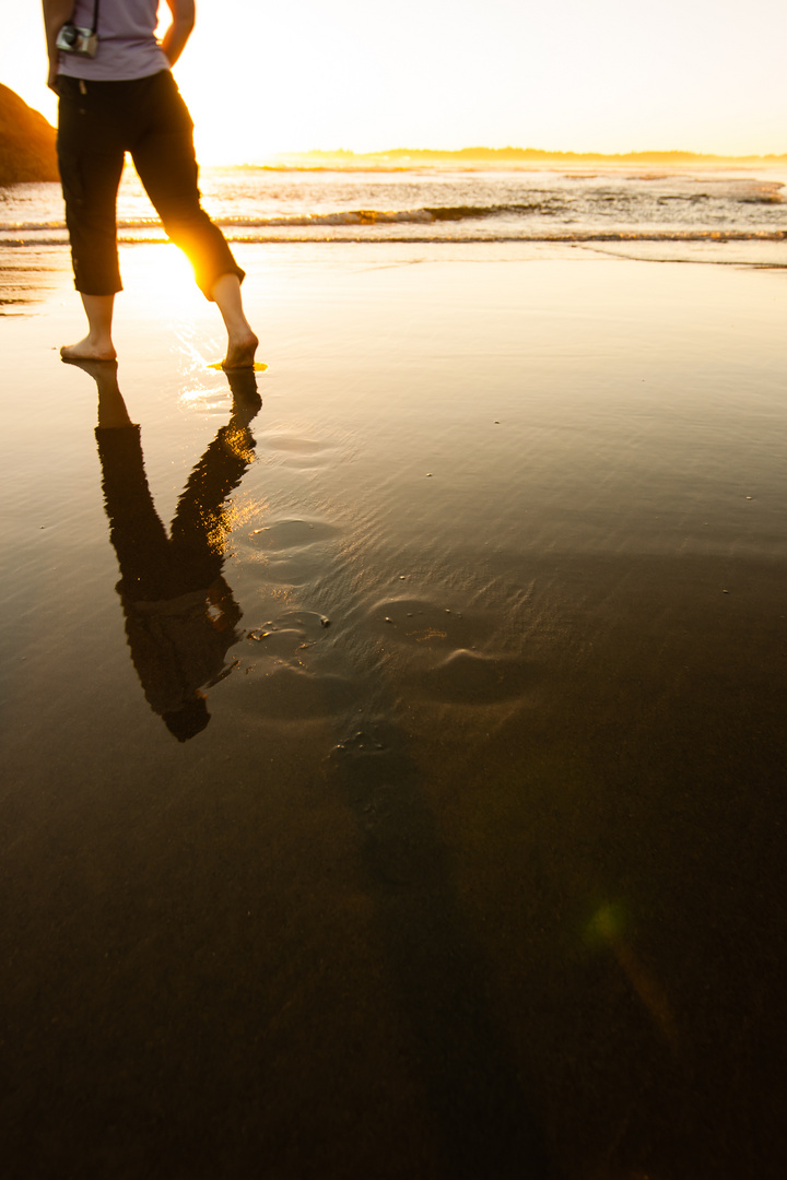 Spuren im Sand