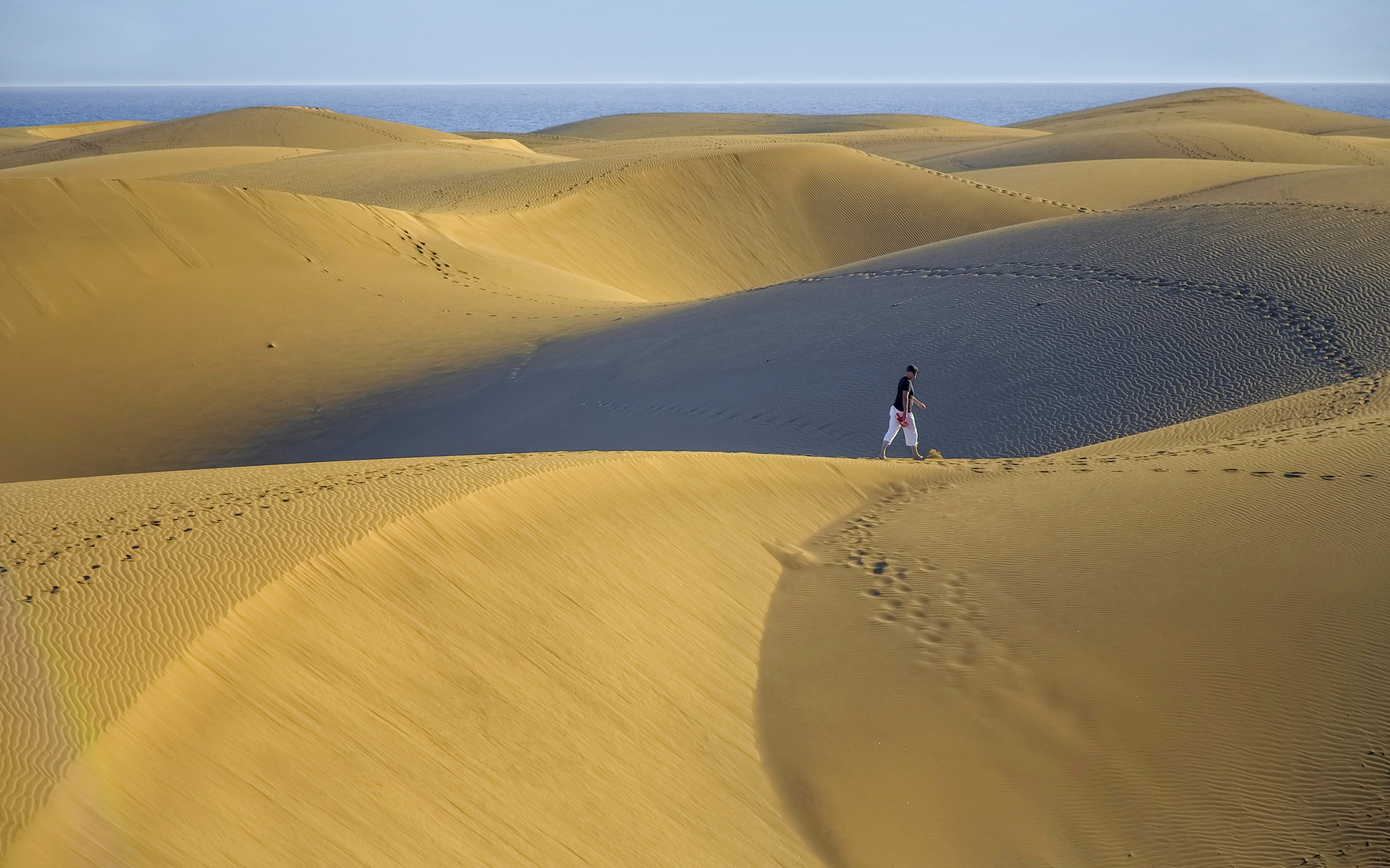 Spuren im Sand