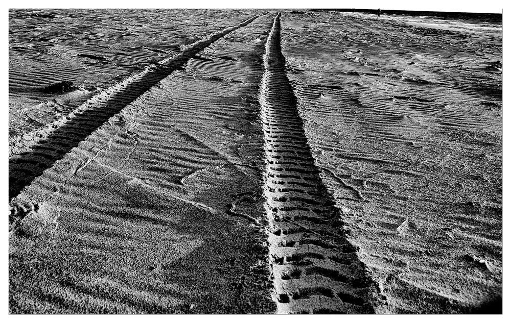 Spuren im Sand Ft. Lauderdale - Florida - USA