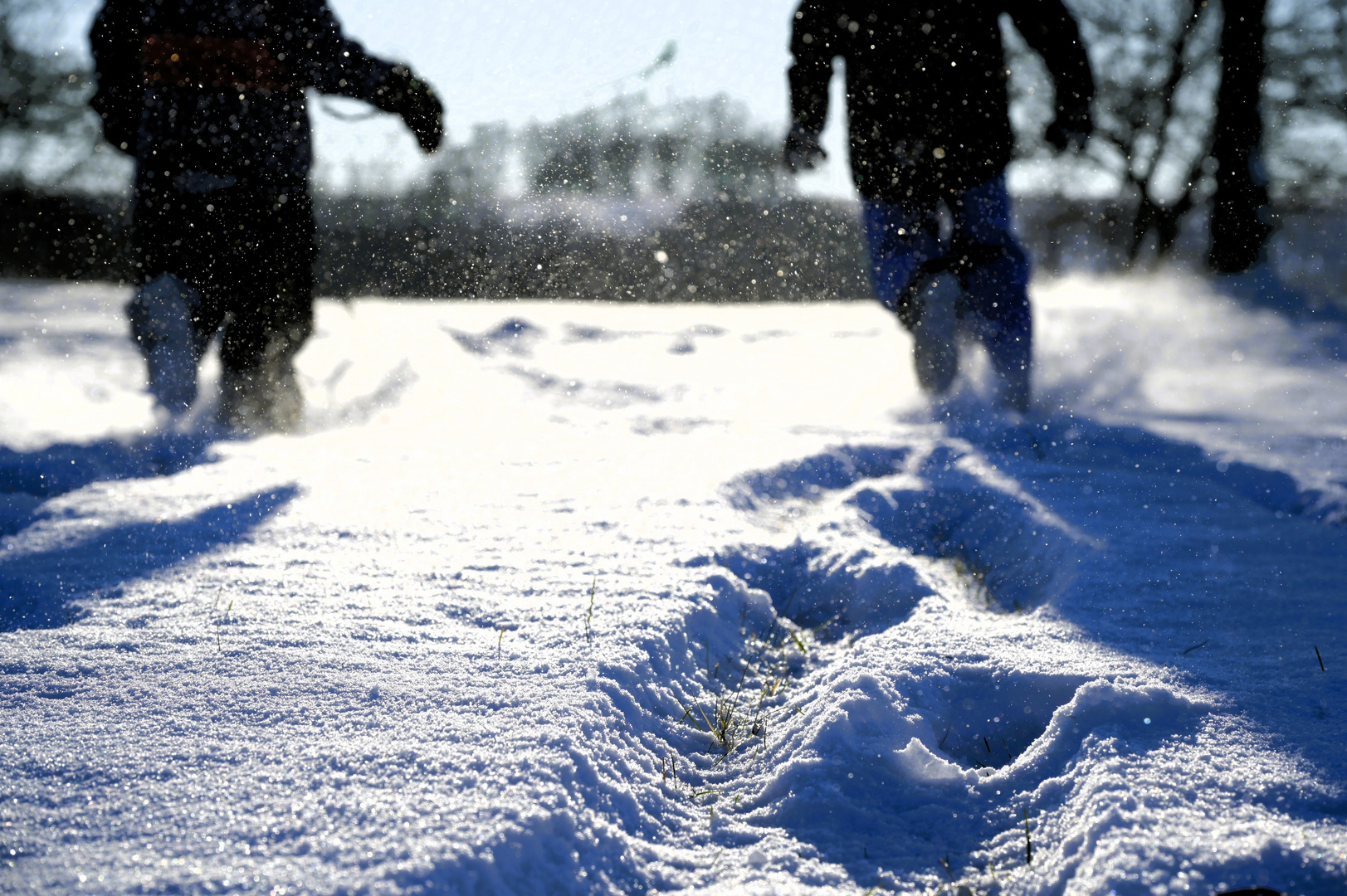 Spuren im Schnee