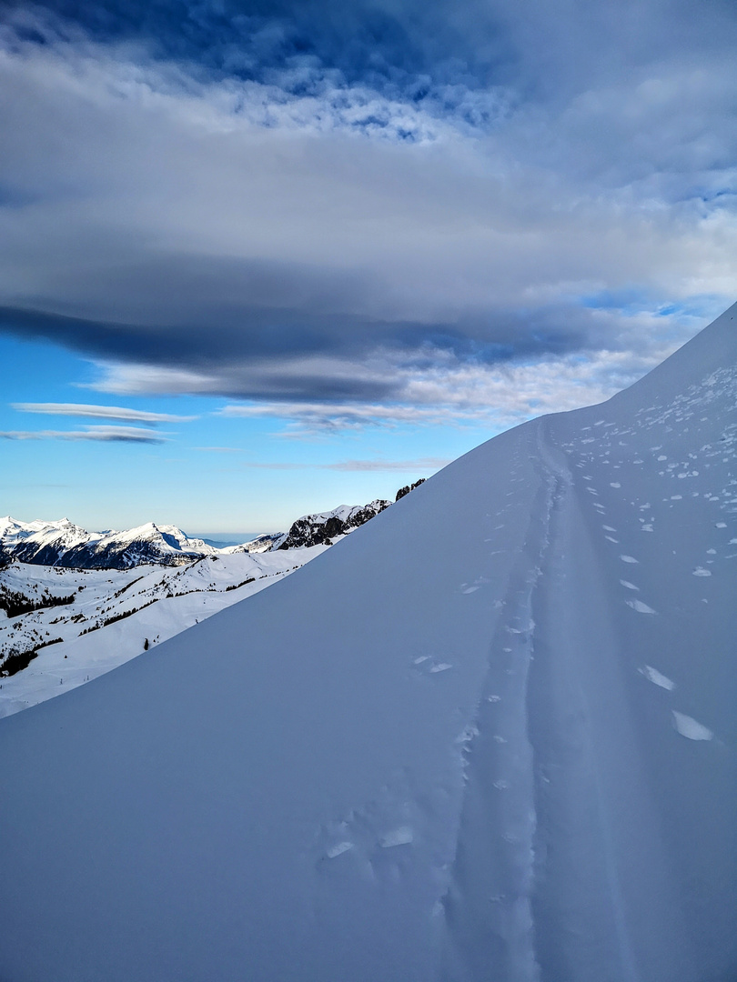 Spuren im Schnee