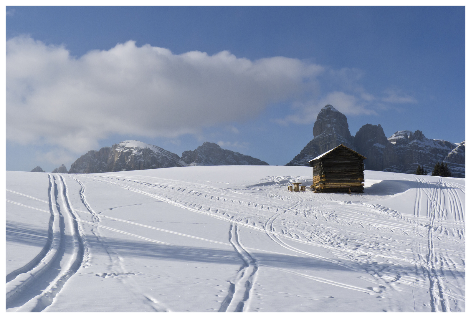 Spuren im Schnee