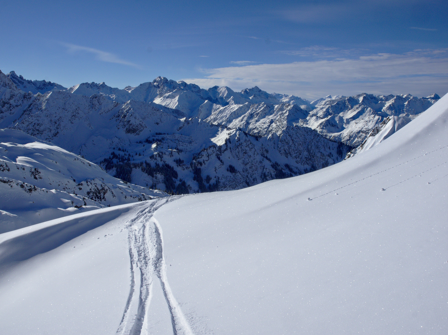 Spuren im Schnee