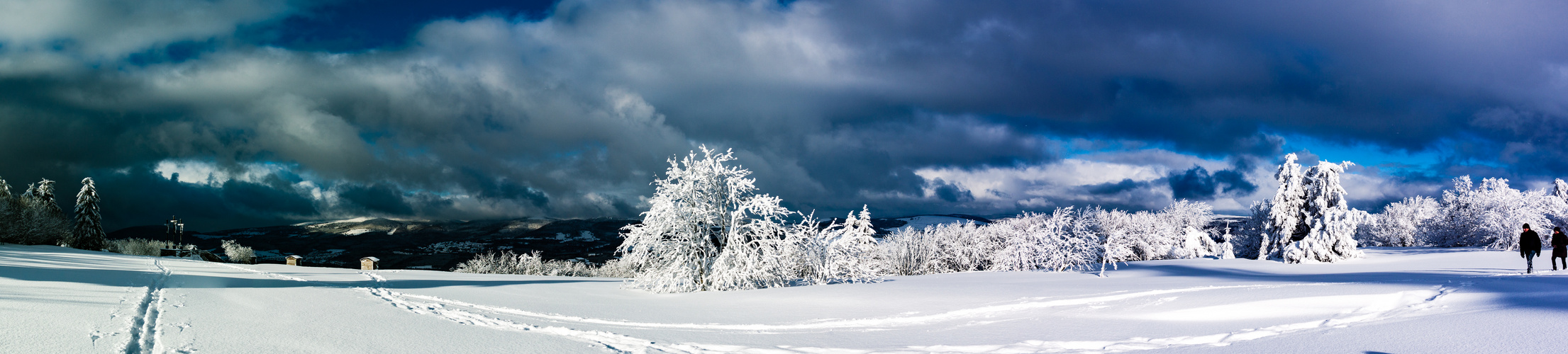 Spuren im Schnee